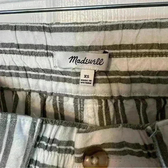 Madewell Women’s Linen Striped Shorts - Picture 5 of 6